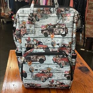 Stylish Printed Backpack for Men